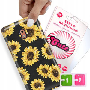 Etui + Szkło Do NOKIA 2.1 Kwiatowe Flower Wzory