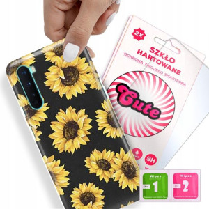 Etui + Szkło Do ONEPLUS NORD Kwiaty Flower Wzory
