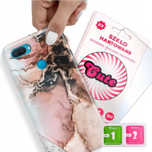Etui + Szkło do OPPO A12 5G Case Marmurki Wzory