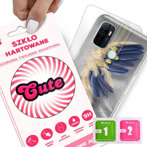 Etui + Szkło do OPPO A33 Eleganckie Case Top Wzory