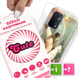 Etui + Szkło do OPPO A54 5G Eleganckie Top Wzory