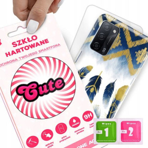 Etui + Szkło do OPPO A55 5G Eleganckie Top Wzory