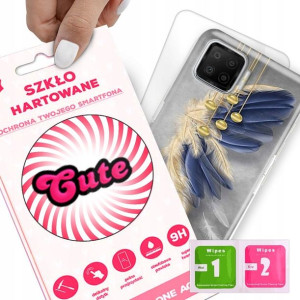 Etui + Szkło do OPPO A73 Eleganckie Case Top Wzory
