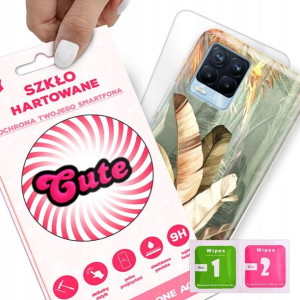 Etui + Szkło do REALME 8 Eleganckie Case Top Wzory