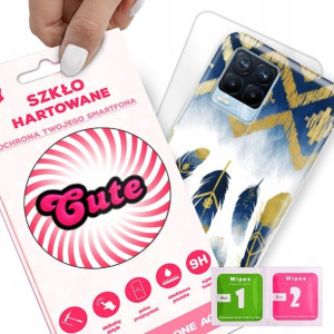 Etui + Szkło do REALME 8 PRO Eleganckie Top Wzory
