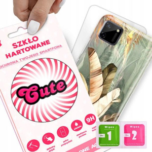 Etui + Szkło do REALME C11 Eleganckie Case Wzory