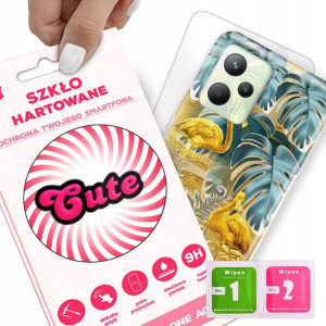 Etui + Szkło do REALME C35 Eleganckie Case Wzory