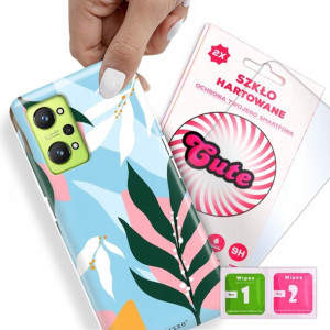 Etui + Szkło Do REALME GT NEO 2 Kwiaty Top Wzory