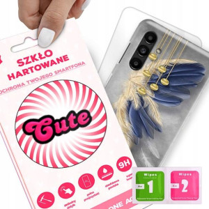 Etui + Szkło do SAMSUNG A13 5G Eleganckie Wzory
