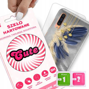 Etui + Szkło do SAMSUNG A30S Eleganckie Top Wzory