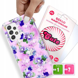 Etui + Szkło Do SAMSUNG A52s 5G Kwiaty Top Wzory