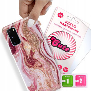 Etui + Szkło do SAMSUNG S11e Case Marmurki Wzory