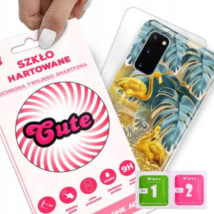 Etui + Szkło do SAMSUNG S20 5G Eleganckie Wzory