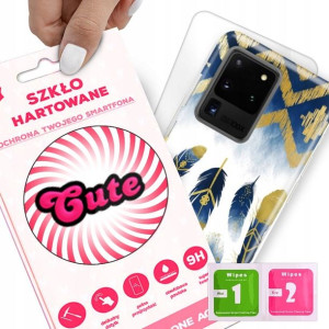 Etui + Szkło do SAMSUNG S20 ULTRA Eleganckie Wzory