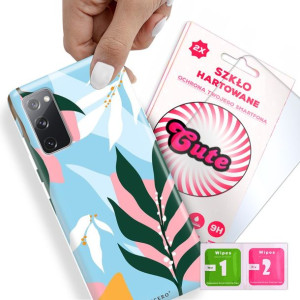 Etui + Szkło Do SAMSUNG S20FE 5G Kwiaty Top Wzory