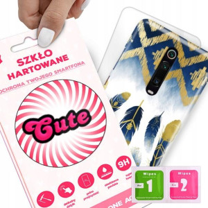 Etui + Szkło do XIAOMI Mi 9T Eleganckie Top Wzory