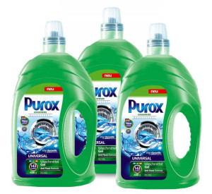 Niemiecki Żel Do Prania Purox Kolor 3x4,3l 429 Prań