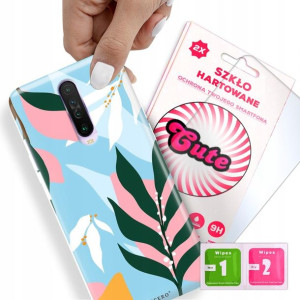 Etui + Szkło Do XIAOMI REDMI K30 Kwiaty Top Wzory