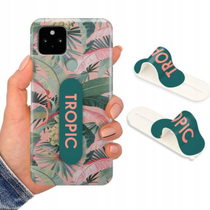 Etui + Uchwyt do GOOGLE PIXEL 5A Kwiaty Top Wzory