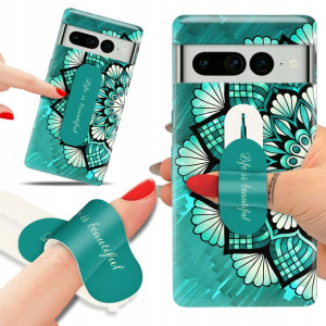 Etui + Uchwyt do GOOGLE PIXEL 7 PRO Kwiatowe Wzory