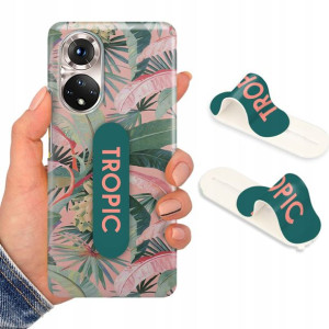 Etui + Uchwyt do HUAWEI HONOR 50 Kwiaty Top Wzory
