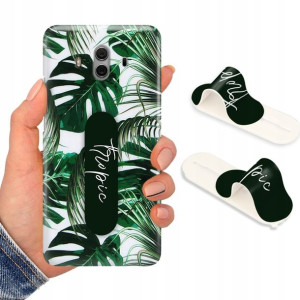 Etui + Uchwyt do HUAWEI MATE 10 Kwiaty Top Wzory
