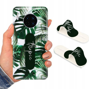Etui + Uchwyt do HUAWEI MATE 30 Kwiaty Top Wzory