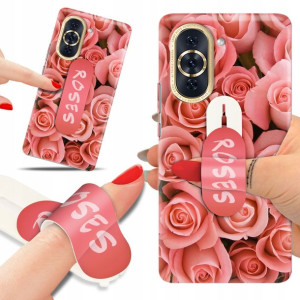 ETUI + UCHWYT do HUAWEI NOVA 10 PRO Flower Wzory
