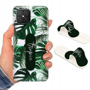 Etui + Uchwyt do HUAWEI NOVA 8 SE Kwiaty Top Wzory
