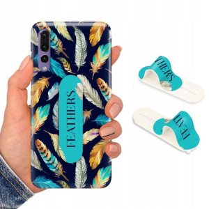 Etui + Uchwyt do HUAWEI P20 PRO Obudowa TOP Wzory