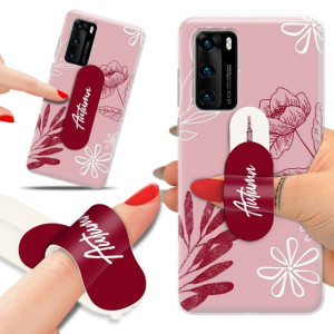 Etui + Uchwyt do HUAWEI P40 5G Patterny Top Wzory