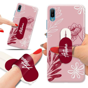 Etui + Uchwyt do HUAWEI Y6 2019 Patterny Top Wzory