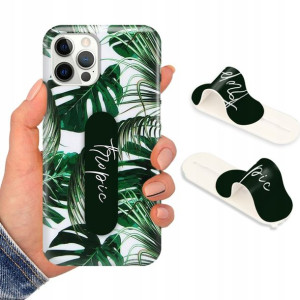 Etui + Uchwyt do IPHONE 12 PRO Kwiaty Flower Wzory