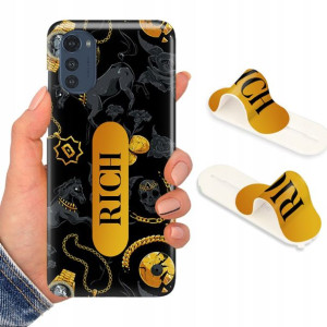 Etui + Uchwyt do MOTOROLA E32 Modne Wzory
