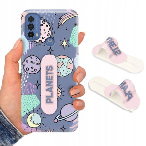 Etui + Uchwyt do MOTOROLA E40 Obudowa Case Wzory