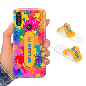 Etui + Uchwyt do MOTOROLA E6S Obudowa Case Wzory