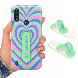 Etui + Uchwyt do MOTOROLA E6S Obudowa Dużo Wzorów