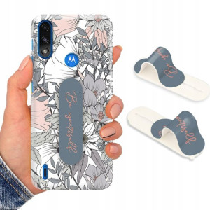 Etui + Uchwyt do MOTOROLA E7 POWER/E7i Case Wzory
