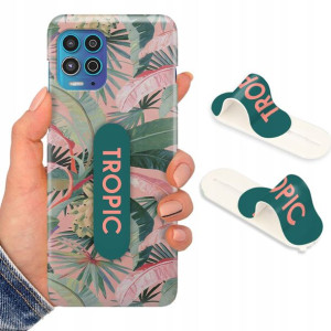 Etui + Uchwyt do MOTOROLA EDGE S Case Flower Wzory