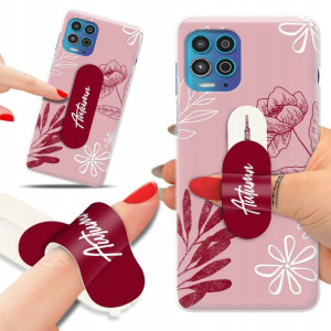 Etui + Uchwyt do MOTOROLA EDGE S Patterny Wzory