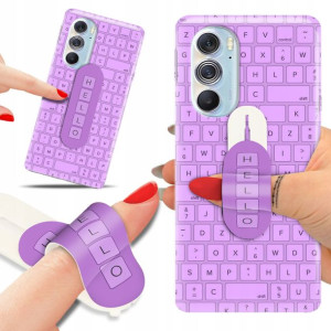 Etui + Uchwyt do MOTOROLA EDGE X30 Modne Top Wzory