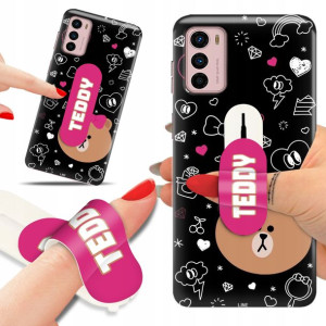 Etui + Uchwyt do MOTOROLA G42 Słodkie Misie Wzory