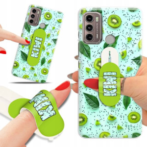 Etui + Uchwyt do MOTOROLA G60 4G Patterny Wzory