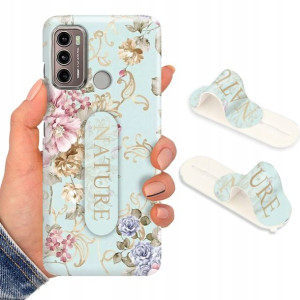Etui + Uchwyt do MOTOROLA G60 4G Wiosenne Wzory
