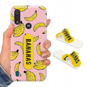 Etui + Uchwyt do MOTOROLA MOTO E6S Obudowa Wzory