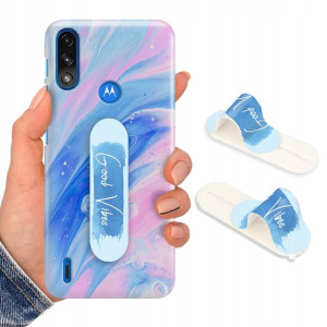 Etui + UCHWYT do MOTOROLA MOTO E7 POWER Case Wzory