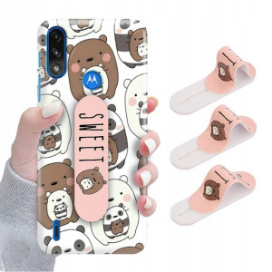 Etui + UCHWYT do MOTOROLA MOTO E7 POWER Case Wzory