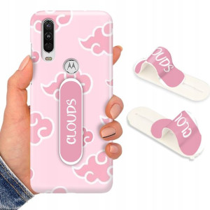 Etui + Uchwyt do MOTOROLA ONE ACTION Modne Wzory