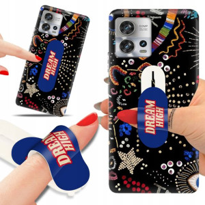 Etui + Uchwyt do MOTOROLA S30 PRO 5G Szalone Wzory