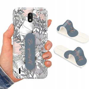 Etui + Uchwyt do NOKIA 1.3 Kwiaty Flower Top Wzory